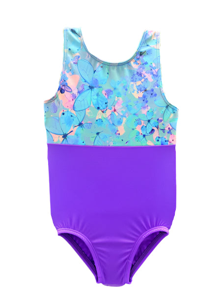 Girl Power Sport Child Butterfly Leotard